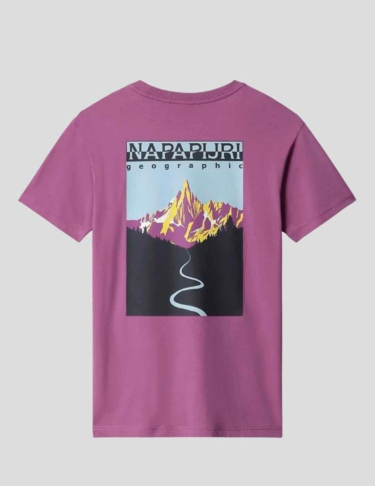 T-shirt NAPAPIJRI s-quintino tee violet